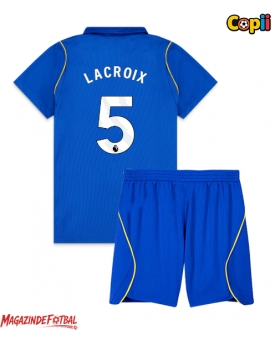 Chelsea Maxence Lacroix #5 Echipament de Fotbal Replică 2026-27 Copii Acasa (+ Șorturi)